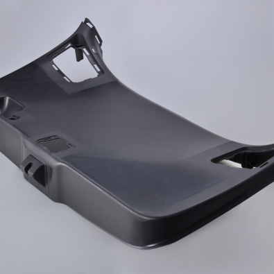 Vacuum casted trunk trim black