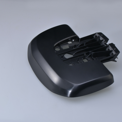 Vacuum casted part with standard finish in black color