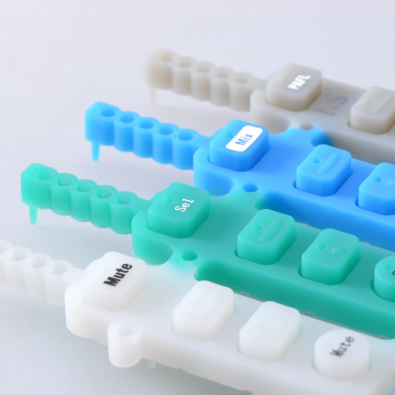 Vacuum Casted part in rubber-like PU material, coloured in mass
