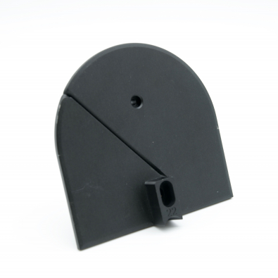 CNC AL6061 part with anodized black finish