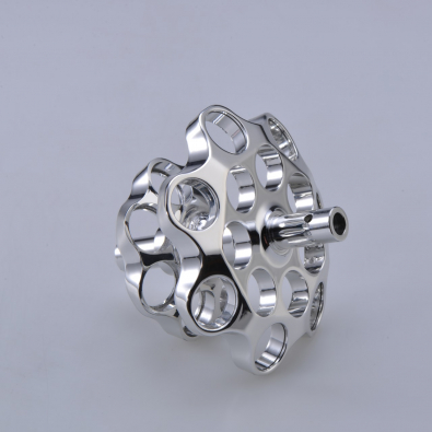 CNC part with polished finish