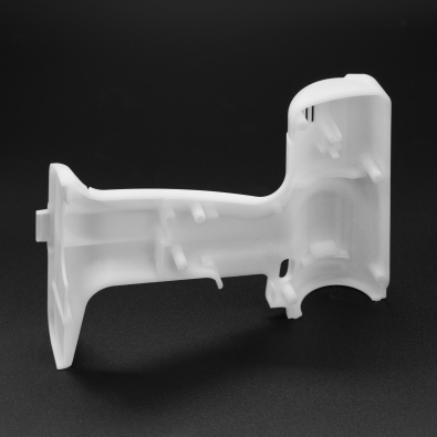 Housing part printed via stereolithography in Xtreme White 200 material
