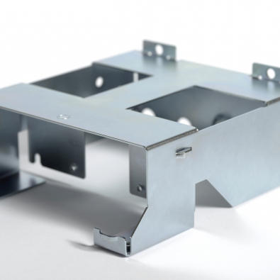Sheet Metal part with powder coated finish