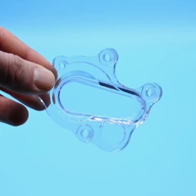 PMMA cnc transparent part